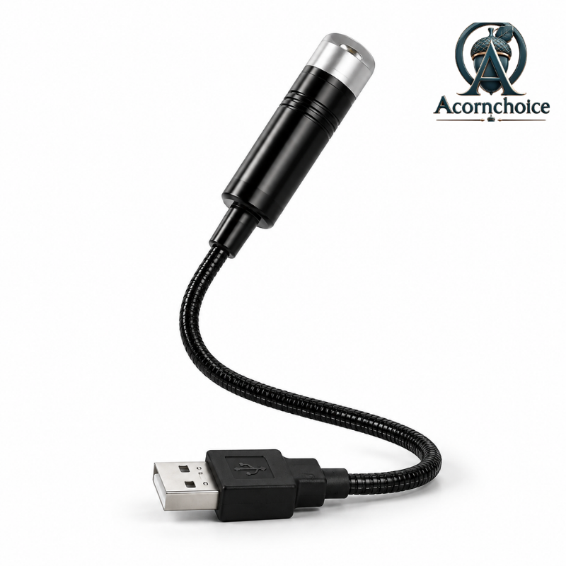 مصباح ليد USB مرن من Acornchoice – مصباح قراءة ومكتب محمول قابل للتعديل