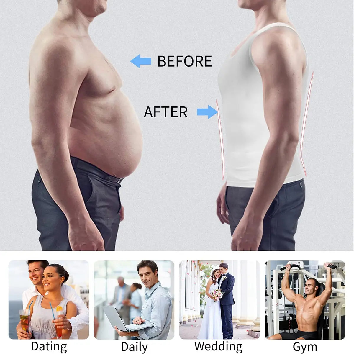 Men's Slimming Body Shaper