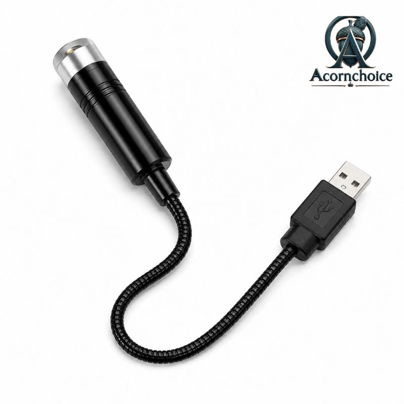 مصباح ليد USB مرن من Acornchoice – مصباح قراءة ومكتب محمول قابل للتعديل