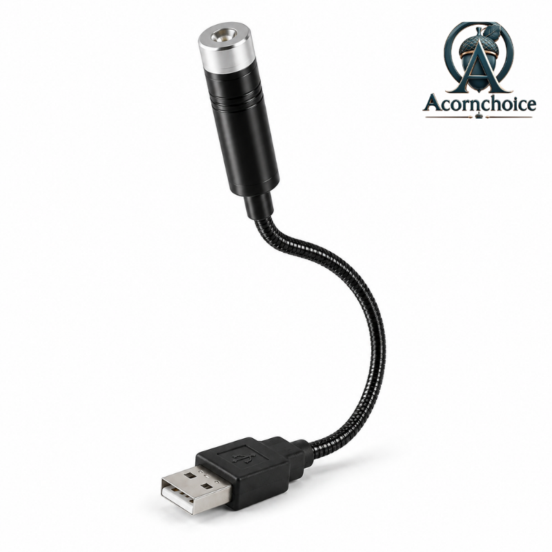 مصباح ليد USB مرن من Acornchoice – مصباح قراءة ومكتب محمول قابل للتعديل