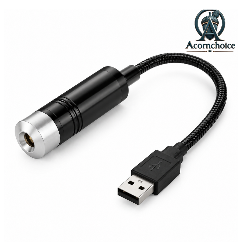 مصباح ليد USB مرن من Acornchoice – مصباح قراءة ومكتب محمول قابل للتعديل