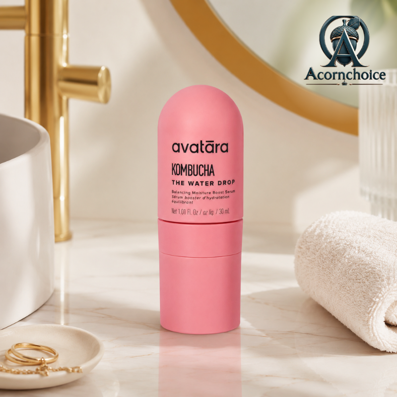 Kombucha Hydration Serum in Compact Travel-Friendly Bottle