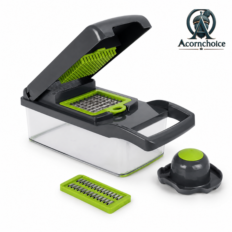 Manual Food Chopper with Collection Container