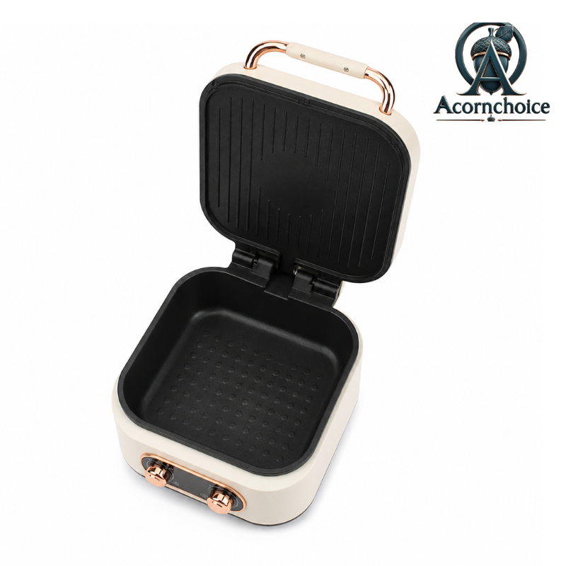 Multi Purpose Electric Sandwich Maker with Adjustable Controls