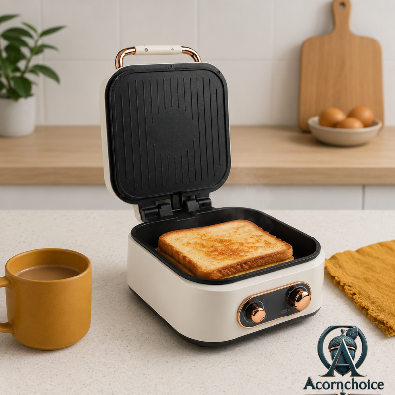 Non Stick Sandwich Press for Toasted Sandwiches and Paninis