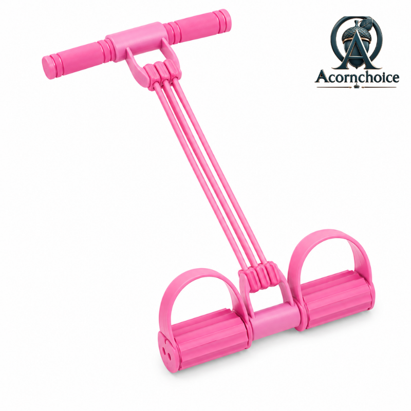 Portable Resistance Trainer with Handles and Foot Pedals