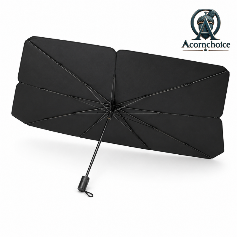 Umbrella Style Windshield Sunshade for Car Interior